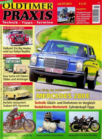 Deckblatt Oldtimer Praxis (07/2011)